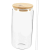 The Versatile Sip Tumbler | 500ml Clear Glass with Lid & Straw | Multi-Function Drinkware | The Roast Co.