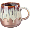 The Grand Brew Mug | 21oz Ceramic Coffee & Tea Cup | Gilt Beige & Blue | The Roast Co.