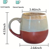 The Earthy Embrace Mug | 18oz Brown Pottery Coffee & Tea Cup | Cozy Comfort | The Roast Co.