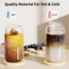 The Eco-Chic Sip Set | 16oz Glass Tumbler with Bamboo Lid & Straw | Skinny Design | The Roast Co.