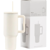 The Hydrate & Go Tumbler | 40oz Insulated Stainless Steel with Handle & Straw | Leak-Proof | The Roast Co.