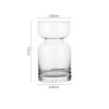 The Saturn Hourglass Glass Mug | 200ml Clear Coffee, Latte & Juice Tumbler | Handmade & Reusable | The Roast Co.