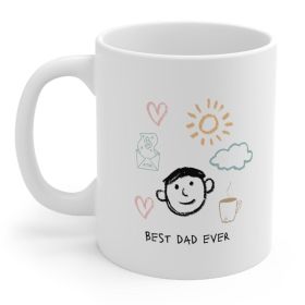 The "Funny Best Dad Ever" Mug | Humorous 11oz Ceramic | Lead & BPA-Free Coffee & Tea Gift | The Roast Co.