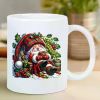 The Festive Gnome Mug | Christmas Ceramic Coffee Cup | 11oz Insulated & Reusable | The Roast Co.