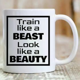 The "Beast Mode" Fitness Mug | Gym & Workout 11oz Ceramic | Gift for Weight Trainers | The Roast Co.