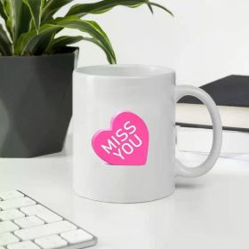 The "Miss You" Heart Mug | 11oz Ceramic Coffee Cup with Gift Box | Dishwasher & Microwave Safe | The Roast Co.