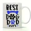 The "Best Dog Dad" Coffee Mug | Funny Graphic 11oz Ceramic | Home, Office & Camping | The Roast Co.