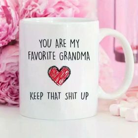 The "You Are My Favorite Grandma" Mug | 11oz Ceramic Gift for Grandma | Mother's Day & Birthday | The Roast Co.