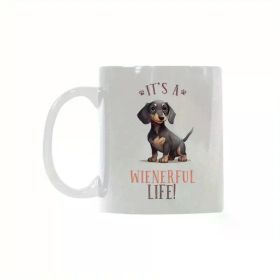 The "Wienerful Life" Mug | Funny Dog Lover Ceramic | 11oz Insulated Coffee Gift | The Roast Co
