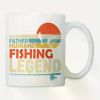 The "Fishing Legend" Mug | Bass Fisherman 11oz Ceramic | Dad, Father, Husband Gift | The Roast Co.