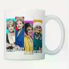 Golden Girls 11oz Ceramic Coffee Mug with Classic TV Show Design - White Retro Mug Featuring Savage, Classy, and