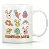 The "Hunting Crew" Easter Bunny Mug | Whimsical 11oz Ceramic | Double-Sided Print & Sturdy | The Roast Co.