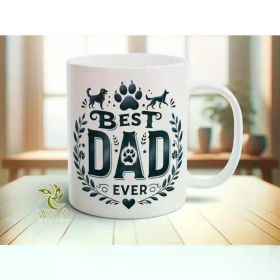 The "Best Dog Dad Ever" Mug | Father's Day Insulated Ceramic Gift | 11oz Reusable | The Roast Co.