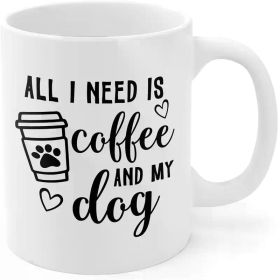 The "Dog Mom Life" Coffee Mug | 11oz Insulated Ceramic | Microwave & Reusable | The Roast Co.