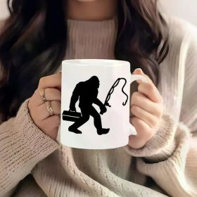 The "Sasquatch Fishing" Mug | Funny Outdoor 11oz Ceramic | Insulated & Reusable Gift | The Roast Co.