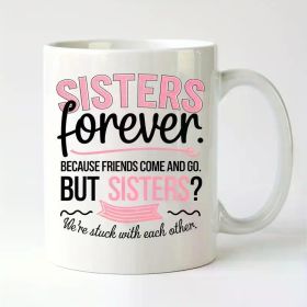 The "You & I Are Sisters" Mug | Sincere Message 11oz Ceramic Cup | Perfect for Coffee & Tea | The Roast Co.