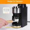 Conical Burr Coffee Grinder Electric Coffee Bean Grinder with 25 Grind Settings 12 Cups Selection for Drip/Percolator/French Press/Espresso/Cold Brew/