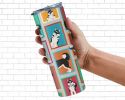 Lots of Siberian Husky Stainless Steel Skinny Tumbler Vacuum Double Walled Reusable Insulated Tumbler Travel Cup for Coffee Cocktails Gift with Lid