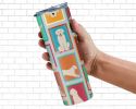 Lots of Cream Golden Retriever Stainless Steel Skinny Tumbler Vacuum Double Walled Reusable Insulated Tumbler Travel Cup for Coffee Cocktails Gift wit