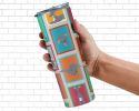 Lots of Italian Greyhound Stainless Steel Skinny Tumbler Vacuum Double Walled Reusable Insulated Tumbler Travel Cup for Coffee Cocktails Gift with Lid