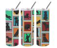 Lots of Black Labrador Retriever Stainless Steel Skinny Tumbler Vacuum Double Walled Reusable Insulated Tumbler Travel Cup for Coffee Cocktails Gift w