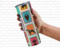 Lots of Doberman Pinscher Stainless Steel Skinny Tumbler Vacuum Double Walled Reusable Insulated Tumbler Travel Cup for Coffee Cocktails Gift with Lid