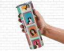 Lots of Liver English Springer Spaniel Stainless Steel Skinny Tumbler Vacuum Double Walled Reusable Insulated Tumbler Travel Cup for Coffee Cocktails