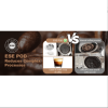 20Bar Espresso machine 950W semi-automatic coffee machine 1 cup / 2 cup compatible with ESE POD capsule filter and milk foam device steam rod steam ty