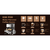 20Bar Espresso machine 950W semi-automatic coffee machine 1 cup / 2 cup compatible with ESE POD capsule filter and milk foam device steam rod steam ty