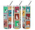 Lots of Jack Russell Terrier Stainless Steel Skinny Tumbler Vacuum Double Walled Reusable Insulated Tumbler Travel Cup for Coffee Cocktails Gift with