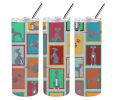 Lots of Italian Greyhound Stainless Steel Skinny Tumbler Vacuum Double Walled Reusable Insulated Tumbler Travel Cup for Coffee Cocktails Gift with Lid