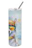 Alaskan Klee Kai Hippie Dawg Stainless Steel Skinny Tumbler Vacuum Double Walled Reusable Insulated Tumbler Travel Cup for Coffee Cocktails Gift with