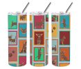 Lots of Chocolate Chihuahua Stainless Steel Skinny Tumbler Vacuum Double Walled Reusable Insulated Tumbler Travel Cup for Coffee Cocktails Gift with L