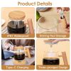 Electric Mixing Mug 400ML High Speed Mixing Cup USB Rechargeable Self String Mug IP67 Waterproof One Button Start for Coffee Milk Protein Powder Egg