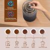 Electric Cordless Coffee Bean Grinder Rechargeable Battery 5 Levels Coarseness Ceramic Core Portable Coffee Grinder With Removable Cup For Espresso Co
