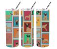 Lots of Fawn Great Dane Stainless Steel Skinny Tumbler Vacuum Double Walled Reusable Insulated Tumbler Travel Cup for Coffee Cocktails Gift with Lid
