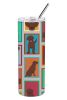 Lots of Chocolate Labrador Retriever Stainless Steel Skinny Tumbler Vacuum Double Walled Reusable Insulated Tumbler Travel Cup for Coffee Cocktails Gi