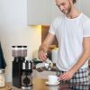 Conical Burr Coffee Grinder Electric Coffee Bean Grinder with 25 Grind Settings 12 Cups Selection for Drip/Percolator/French Press/Espresso/Cold Brew/