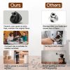 Electric Cordless Coffee Bean Grinder Rechargeable Battery 5 Levels Coarseness Ceramic Core Portable Coffee Grinder With Removable Cup For Espresso Co