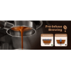20Bar Espresso machine 950W semi-automatic coffee machine 1 cup / 2 cup compatible with ESE POD capsule filter and milk foam device steam rod steam ty