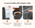 PSAC513F Multifunction Capsule Coffee Machine 19bar Fully Automatic Espresso 5in1 Hot / cold coffee Business Capsule Coffee DG ESE pod and coffee powd