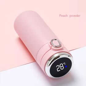 Smart Temperature Display Travel Mug | Stainless Steel Thermos | The Roast Co. (Capacity: 420ml, Color: Pink)