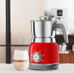 5in1 Electric Milk Frother with LED Touch Control | Hot & Cold Foam | The Roast Co. (PSMF01a: PSMF01b)