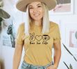 The "Peace Love Coffee" T-Shirt | Super Soft & Eco-Friendly Tee | Coffee Lover & Hippie Gift | The Roast Co.