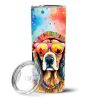 Cocker Spaniel Hippie Dog Stainless Steel Tumbler | Insulated Travel Cup | The Roast Co.