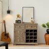 Farmhouse Buffet with Wine Rack & 2 Drawers | Coffee Bar Option | The Roast Co.