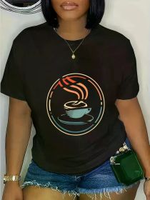 Retro Barista Coffee Roaster Vintage Graphic Tee | The Roast Co. (Color: Black, size: S)