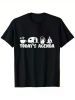 Funny 'Today's Agenda: Coffee, Camping, Beer' Unisex Tee | The Roast Co.