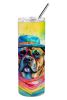 The Roast Co. "Hippie Dawg" Cane Corso Skinny Tumbler | Insulated Stainless Steel | BPA-Free | The Roast Co.
