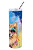 Pomeranian Hippie Dog Stainless Steel Tumbler | Insulated Mug | The Roast Co.